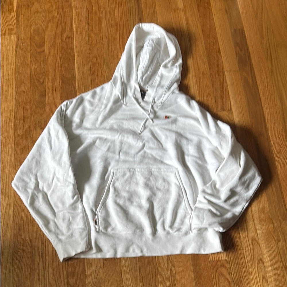 White nike hoodie